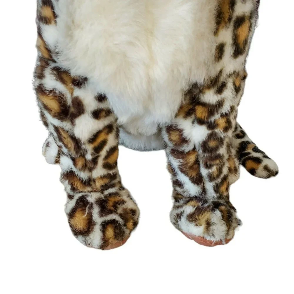 Lucky Plush Toys Realistic Leopard‎ Hard Stuffed Animal Large Sitting 17